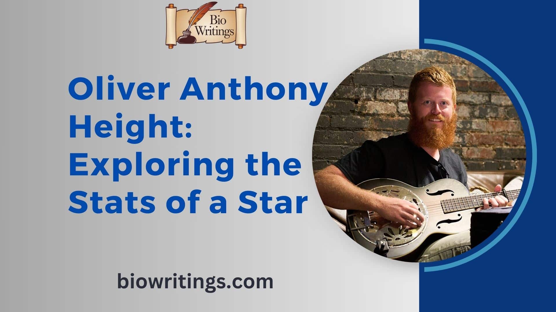 Oliver Anthony Height: Exploring the Stats of a Star